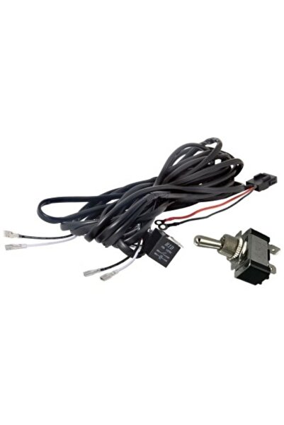 Xenon Bright Cablare cu buton "ROCKET" și releu pentru 1 proiector LED/bară L...