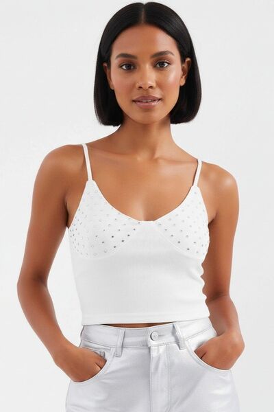 Hiccup BDART Κεντημένο, κοντό μπλουζάκι με κορδόνια, ίσιο γιακά