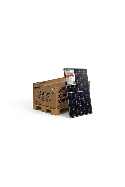 Jinko Solar Tiger Neo 590 Watt Güneş Paneli 1 Palet (36 Adet)