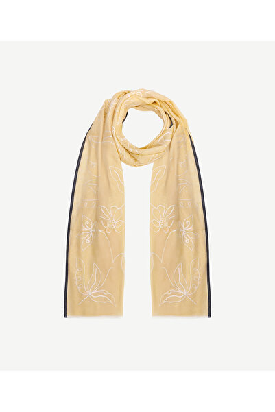 Yargıcı Yarn Dyed Embroidered Shawl