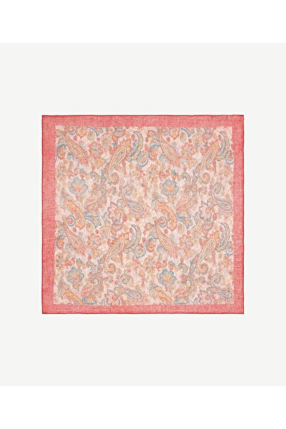 Yargıcı Çiçek Desenli Fular