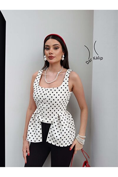 ESRAHELVACI Блуза с карета, волани и карета