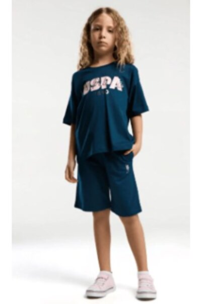 U.S. Polo Assn. DEVOJČIČKI SET OD 2 DELA SA ŠTAMPANIM LOGO-OM 2080 GKP0186
