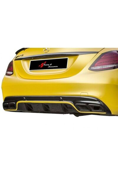 AksoyTuning Mercedes W205 C63 2015-2018 Uyumlu Yedek Parça Amg Difüzör Boyası...