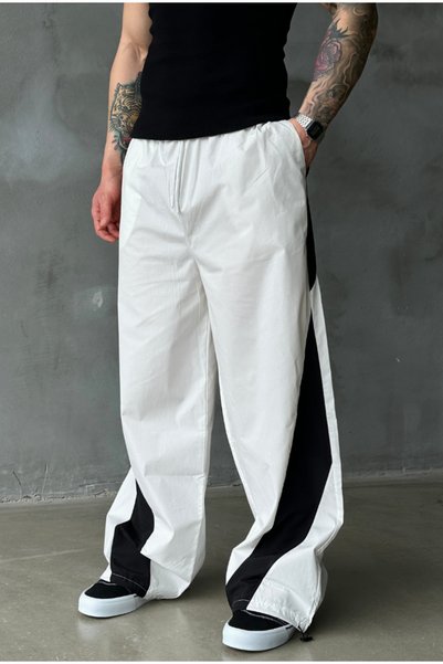 cezstudio Extra Baggy Stoper Parachute Sweatpants