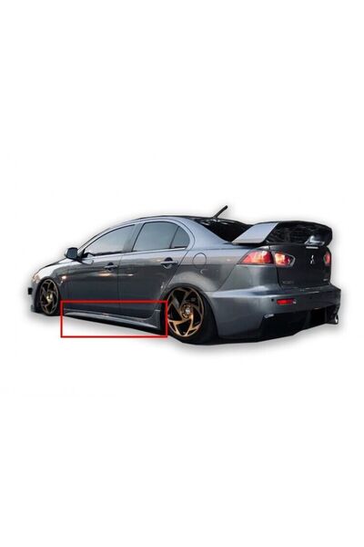 Genel Markalar Mitsubishi Lancer 10 Serisi (2009-2016) Evo Model Yan Marşpiye...