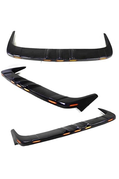 AksoyTuning Mitsubishi L200 2006-2013 Ledli Tavan Moonvisör Kep Parlak Siyah