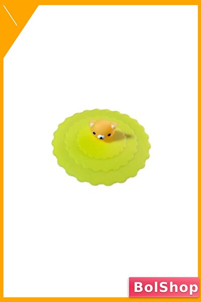 BolShop BPA İçermeyen Silikon İçecek Kapağı Sıvı Dökülmesini Önler