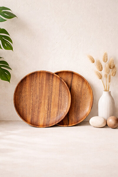 KaiHome 4’lü Akasya Servis ve Sunum Tabağı