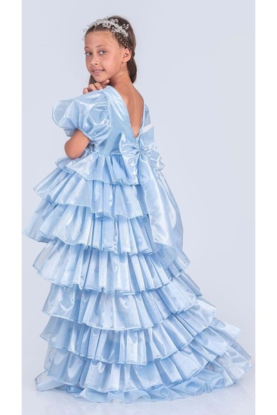 Mnk Baby&Kids Κοριτσίστικο φόρεμα για πάρτι με προσθέσιμη λεπτομέρεια στην ου...