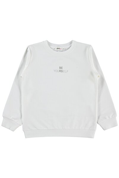 Civil Girls Φούτερ για παιδιά 6-9 ετών - Εκρού