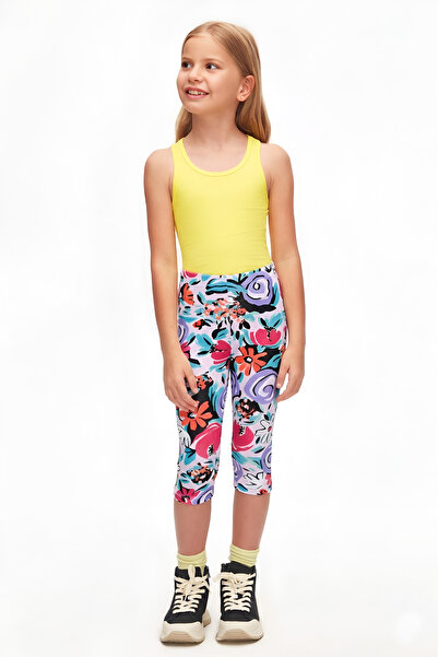 LOVETTI Vintage Flowers Κορίτσι Πατρόν δαντέλα μέχρι το γόνατο Κάπρι