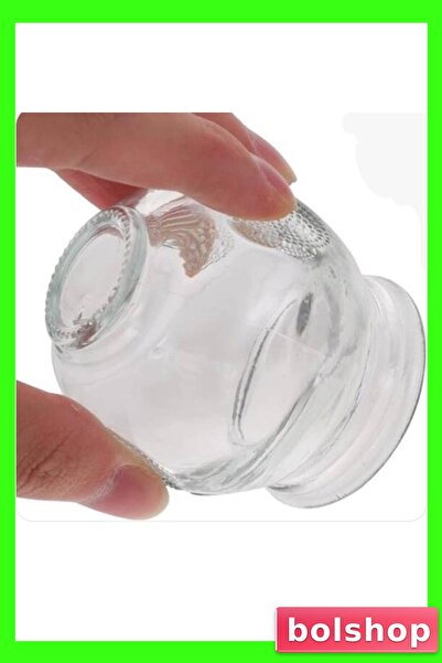 Genel Markalar 3 Numara Cam Hacamat Kupası Hijyenik ve Dayanıklı Orta Boy