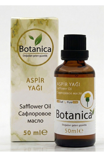 botanica Cold Pressed Safflower Oil (Carthamus Tinctorius) 50 ml – 100% Pure ...