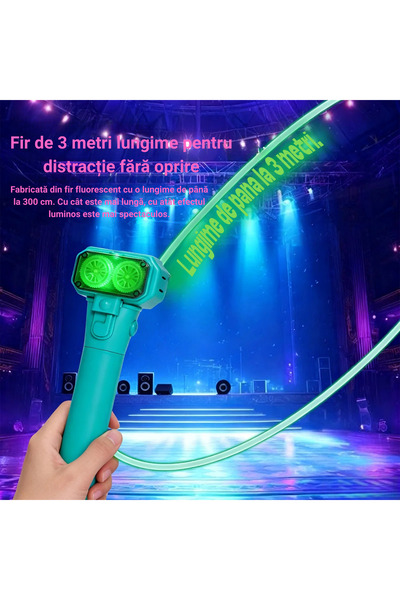 OEM Lansator Electric cu Sfoara Luminoasa 3m, Jucarie Interactiva Copii, USB ...