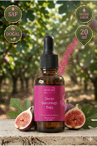 Antik Şifa İncir Çekirdeği Yağı 20ml - %100 Doğal Soğuk Sıkım Saf incir çekir...