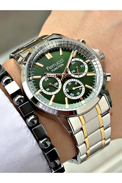 Ferrucci Functional Steel Cord 3 Atm Water Resistance Men's Wristwatch