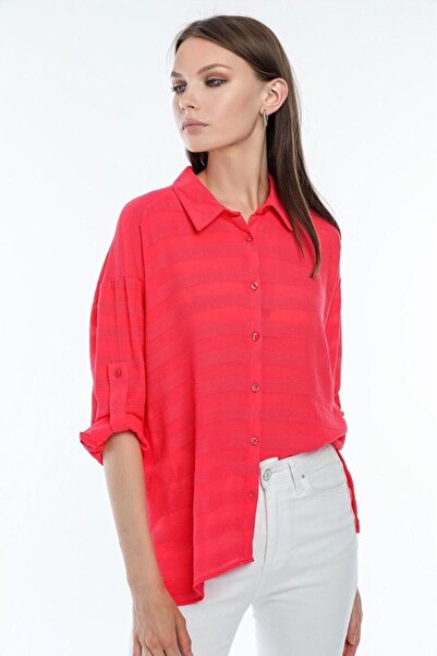 sumoda Γυναικείο πουκάμισο με λινό εμφάνιση, άνετη εφαρμογή, χαλαρό, αθλητικό...