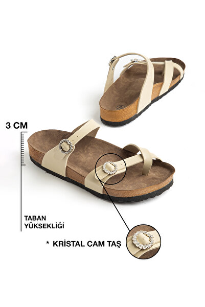 Sabella Moda Γυναικείες καλοκαιρινές παντόφλες σαγιονάρες με ορθοπεδική σόλα ...