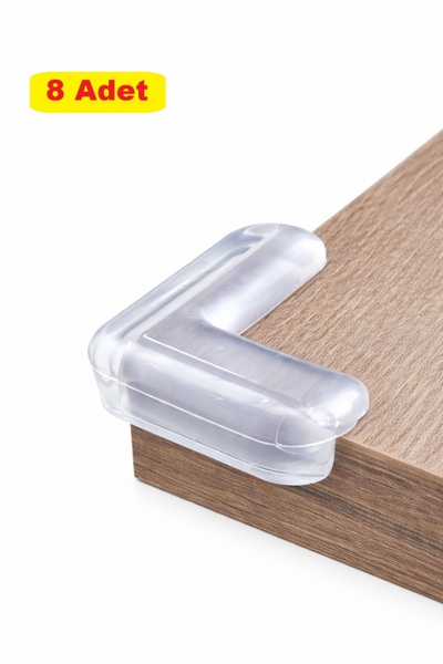 demethome 8 komada Demet Home Trokutasti Silikonski Prozirni Stol za Kafu Zaš...