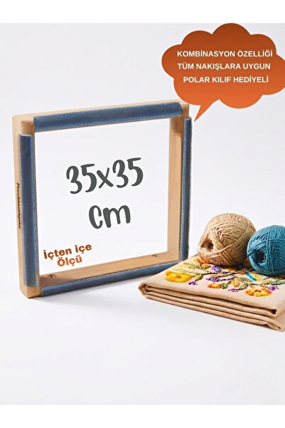 Punchistanbyuyc 35x35 cm Kombinasyon Özellikli Punch ve Tüm Nakışlara Uygun İ...