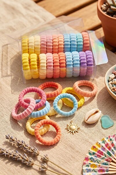 monalisatoka Γυναικείο σετ λαστιχένιας αγκράφας πετσετών 20 τεμαχίων με οδοντ...