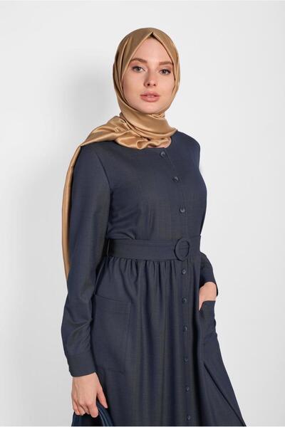 Alvina فستان بجيب بأزرار 40200