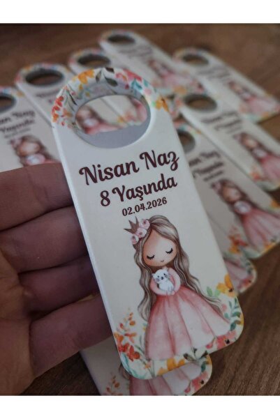 fırsatlar diyarı Prenses Açacak Magnet Yeni Doğan Bebek Mevlit 6 Ay Kınası Ba...