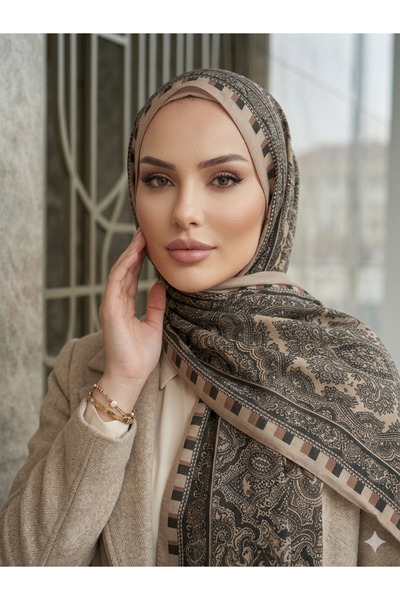 SNY Butik Bohem Desenli - Geleneksel Motifli Modern ŞAL