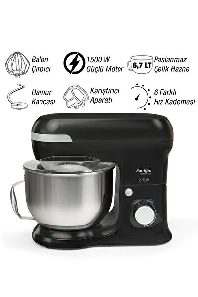 Fantom Nfest Hm 1500 Stand Mixer - Siyah