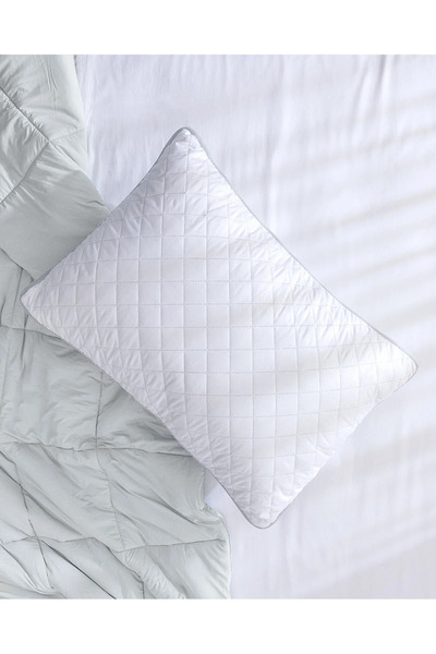 Madame Coco - Κλιματιζόμενο Μαξιλάρι - Λευκό/Ανοιχτό Γκρι - 50x70 εκ.