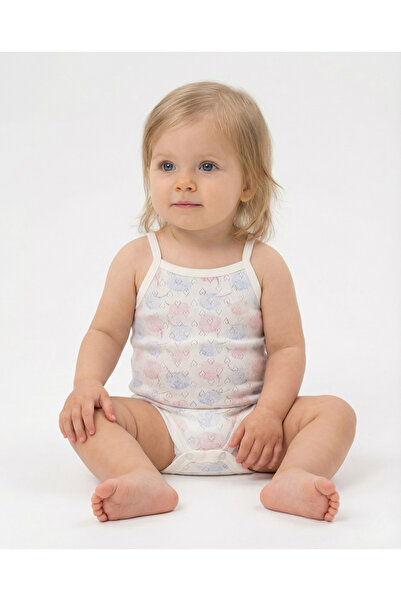 Bibaby Kız Bebek Ekru Party Garden Badi