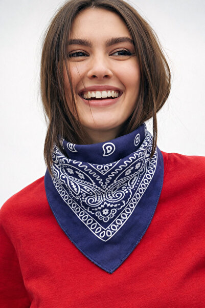 Wega Moda Women's Ethnic Patterned 100% Cotton Bandana Scarf Multi-Purpose Ha...