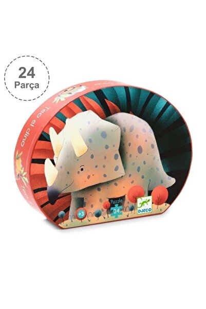 djeco Dekoratif Puzzle 24 Parça - Teo the Dinosaur