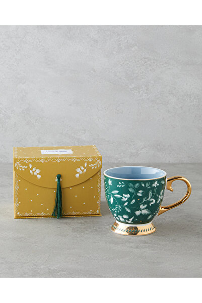 English Home Leafscape New Bone China Kupa 460 ml Yeşil