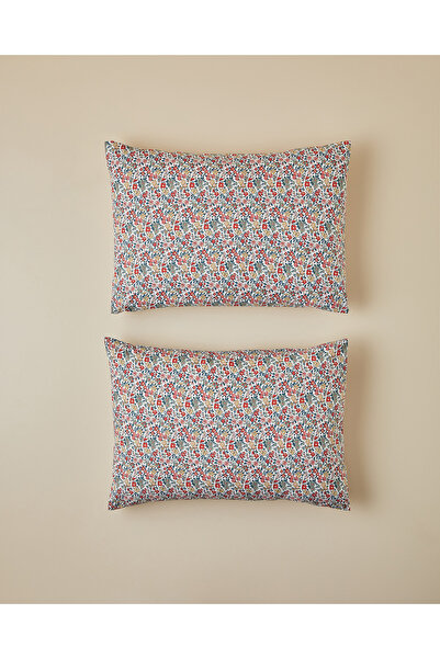 English Home Posy Garden Easy-Iron Μαξιλαροθήκη 2 τεμαχίων 50x70 cm Κόκκινο -...