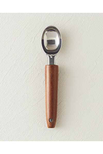 English Home Woody Ice Çelik Dondurma Kaşığı Kahve