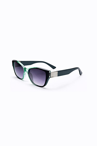 Toz Vintage Porin Green Gradient Glass Retro Square Bone Frame Unisex Uv400 V...