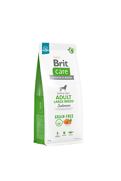 Brit Care Skin Coat Adult Large Breed Somonlu Büyük Irk Tahılsız Yetişkin Köp...