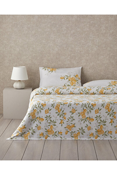 English Home Set cuvertură de pat cu imprimeu Amalfi Breeze, 150x220 cm, galben