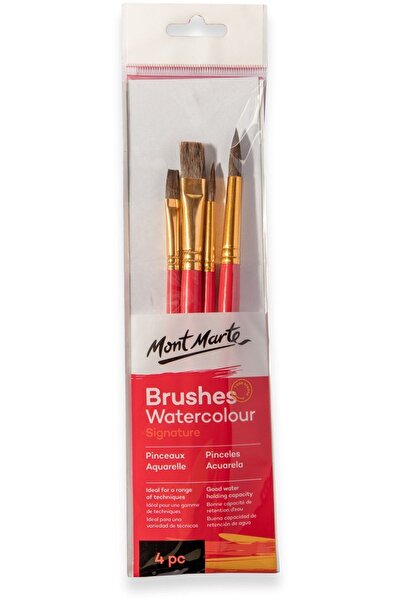 Mont Marte Σειρά MM Gallery - Σετ πινέλων ακουαρέλας 4 τεμαχίων