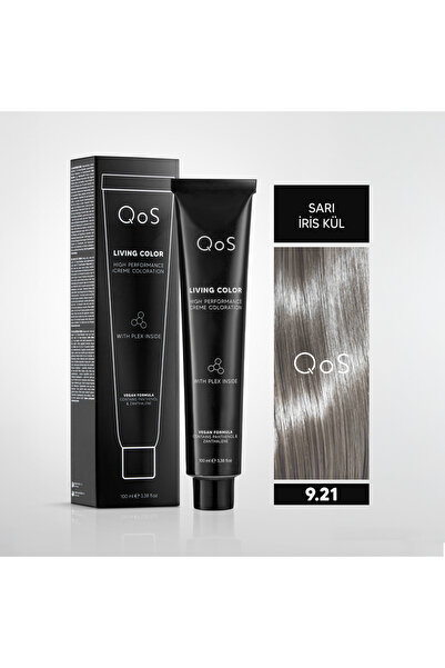 QOS LIVING COLOR 100 ML VERY LIGHT BLONDE IRISE ASH 9.21