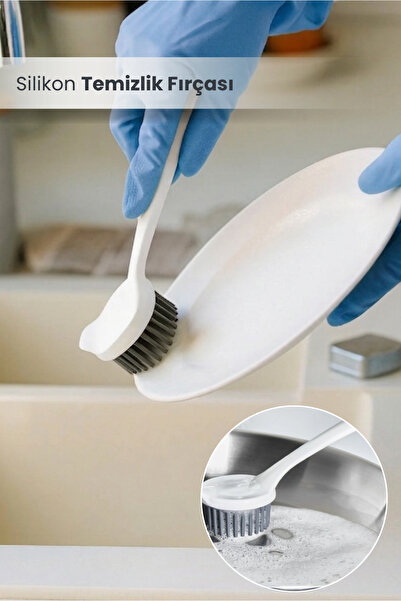 Orvila Βούρτσα πλυσίματος και καθαρισμού σιλικόνης - Πολυλειτουργική, πρακτικ...