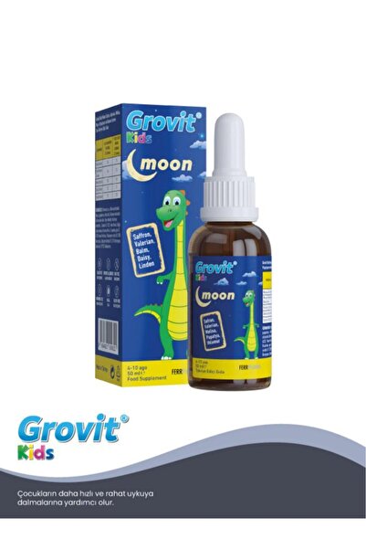 Grovit Kids Moon Melisa Papatya Içeren Damla 50 Ml Şiş