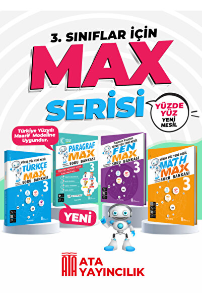 Ata Yayıncılık 3. Sınıf Max Tüm Dersler Seti