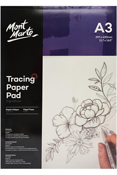 Mont Marte Aydınger Kağıdı Pedi Signature 60gr A3 40 yaprak