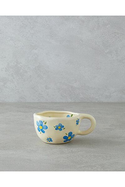 English Home Floral Blues Stoneware Kupa 300 ml Mavi