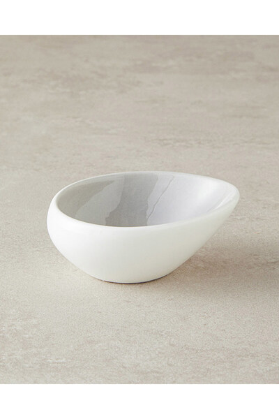 English Home Boho New Bone China Çerezlik Gri