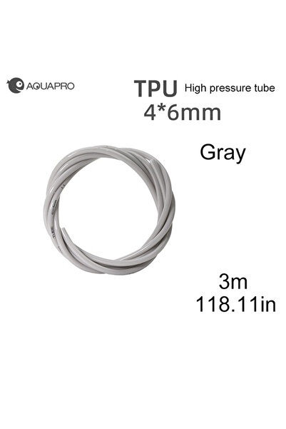 Choice5 خرطوم هواء عالي الضغط من TPU Gray AQUAPRO، أنبوب ثاني أكسيد الكربون، ...