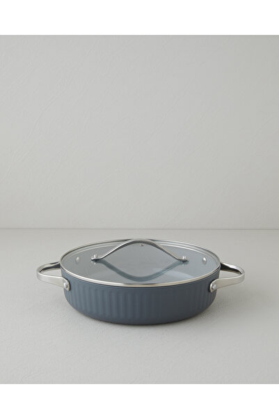 English Home Berlin Fusion Pro Basık Tencere 28 cm Gri